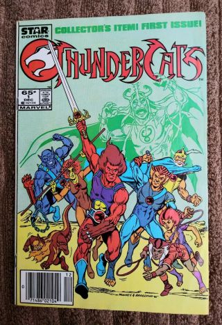Thundercats 1 1985 Key Issue 1st Appearance Star Marvel Newsstand Price Variant