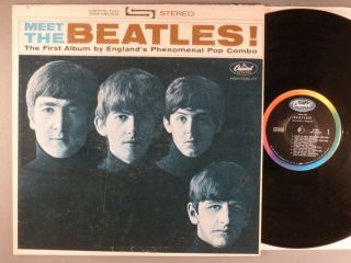 Beatles,  The Meet The Beatles Black Rainbow Label