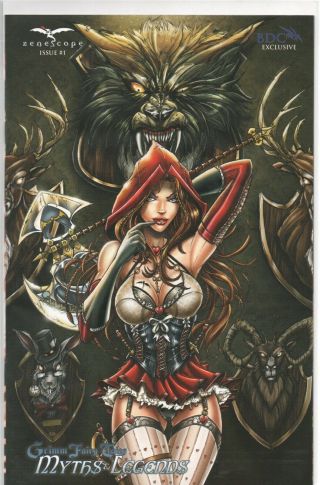 Grimm Fairy Tales Myths & Legends 1 Exclusive Jamie Tyndall Cover Nm