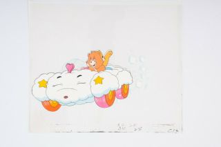 The Care Bears Movie 1985 Nelvana Animation Cel Cloud Car