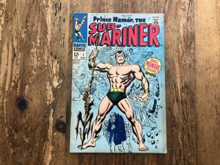 Marvel Prince Namor,  The Sub - Mariner 1 Big Premiere Issue Vol.  1 May 1968 X