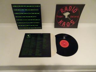 Roger Waters (pink Floyd) Radio K.  A.  O.  S.  Rare Banded Promo Lp & Store Displays
