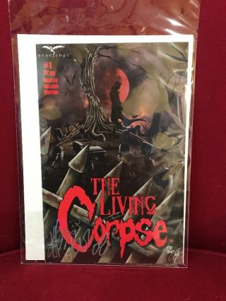 The Living Corpse 1 Signed By Ken Haeser & Buz Hasson No
