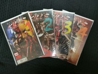 Marvel Comics Deadpool Kills The Marvel Universe Full Set Issues 1,  2,  3,  4 (2012)