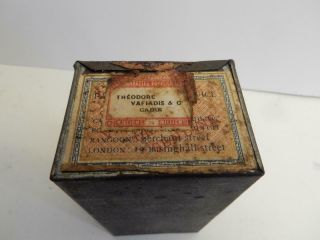 really old tin box Theodora Vafiadis EGYPT cigarettes TIN 3