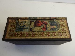 really old tin box Theodora Vafiadis EGYPT cigarettes TIN 4