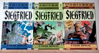 Ring Of The Nibelung Book 3 Siegfried 1,  2,  3 Set All Signed:p.  Craig Russell
