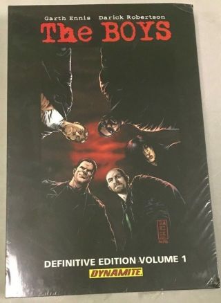 The Boys Definitive Edition Vol 1 Volume 1 Garth Ennis Hc Slipcover Dynamite