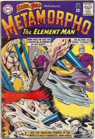The Brave And The Bold 57 3.  0 Good/very Good Key 1st Metamorpho