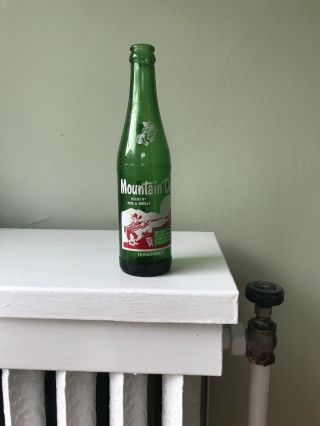 Vintage Mountain Dew Bottle Hillbilly Filled By Pete And Repeat