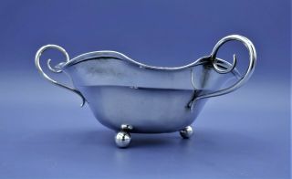 Antique Solid Silver Bowl With 3 Handles By Miller Bros 1905