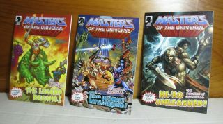 Masters Of The Universe Powers Of Grayskull 3 Part Mini Comics Complete Set Motu