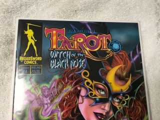Tarot,  Witch of the Black Rose.  1D 2nd print.  NM 2