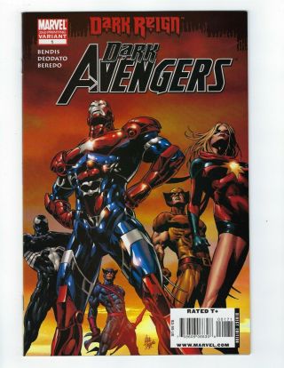 Dark Avengers 1 2nd Print Variant Cover Nm Marvel 1st App Of Iron Patriot
