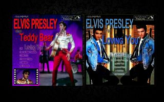 Elvis Presley Teddy Bear / Loving You 45rpm Vinyl Picture Sleeve