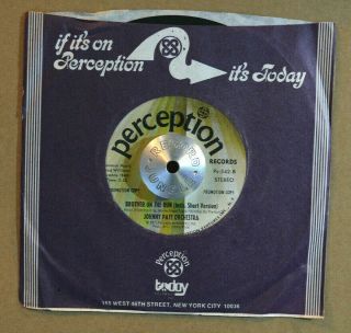 Soul Funk 45 - Johnny Pate - Brother On The Run Instrumental Promo M - Hear