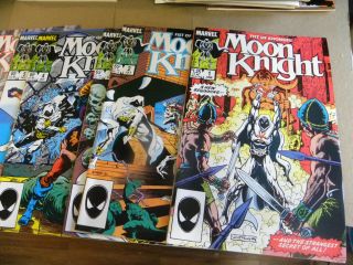 Marvel 1985 All 6 Issues Moon Knight Fist Of Khonshu 1 2 3 4 5 6 Qq