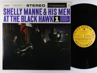 Shelly Manne & His Men - At The Black Hawk,  Vol.  1 Lp - Contemporary - S7577 Vg,