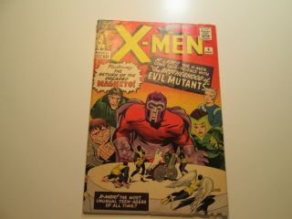 X - Men 4 1st Scarlet Witch & Quicksilver Marvel Silver Age Comic Book