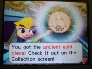 The Legend of Zelda Spirit Tracks 3DS bonus Coin Copper 3