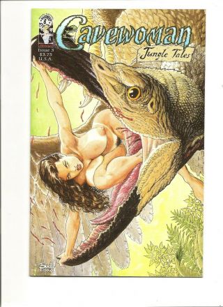Cavewoman Jungle Tales 1 - 3 Regular and Nude Editions.  Beatles 3