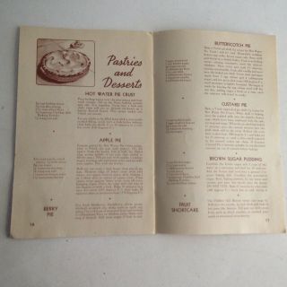 Old Baking Recipe Cookbook 1934 Clabber Girl Baking Book Cakes Cookies Breads 4
