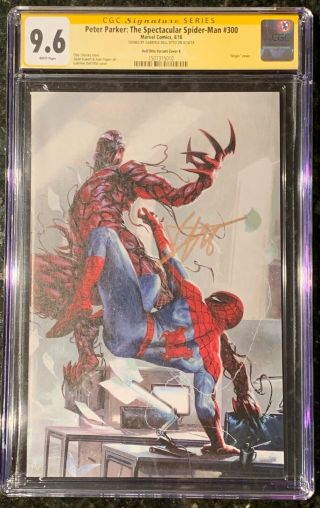 Peter Parker Spectacular Spider - Man 300 Cgc Ss 9.  6 Signed Dell 