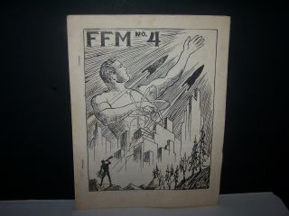 First Fandom Mag.  4 P.  J.  Farmer Mens Sci - Fi Science Fiction Fanzine Pulp Mag