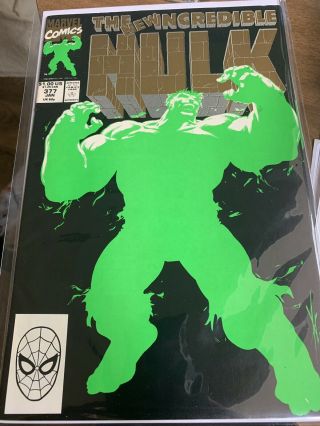 The Incredible Hulk 377 2nd Print Htf Vf.  Prof.  Hulk