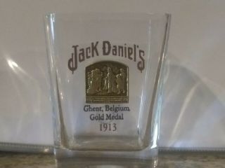 Jack Daniels 1913 Gold Medal Shot Glass,  Ghent,  Belgium