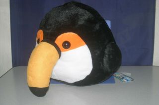 Kotori Tai Bird Toucans Vacation Big Plush Doll 14.  4 " Black