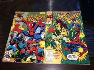 Marvel Web Of Spider - Man 97 1st Kevin Trench & 99 1st Nightwatch Spike Movie