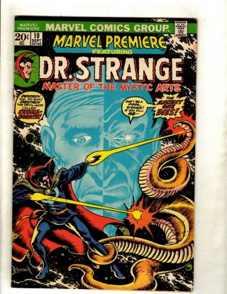 Marvel Premiere 10 Vf Comic Book Feat.  Dr.  Strange Master Mystic World Rs1