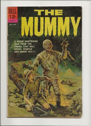 The Mummy Dell Comic Movie Classic / Universal Monsters / Different Back Cover