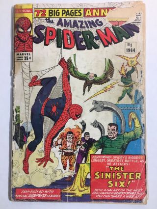 The Spider - Man Annual 1 First Sinister Six