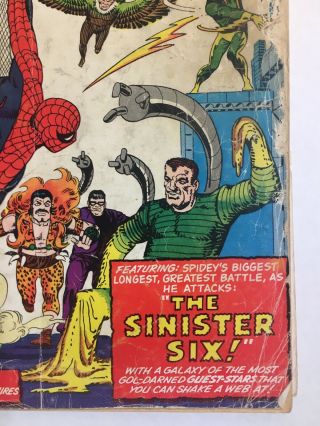 The Spider - Man Annual 1 First Sinister Six 4