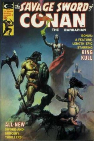 Savage Sword Of Conan (1974 Series) 9 In Vf, .  Marvel Comics [ I5]