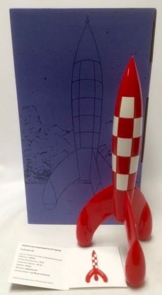 Tintin Herge Rocket - 30cm High - Numbered Limited Edition