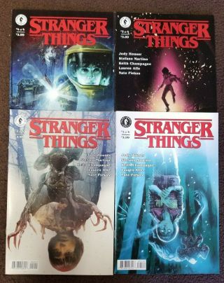 Stranger Things Vol.  1 Netflix Dark Horse 1 - 4 Comic Run Set 1 2 3 4 Total Comics