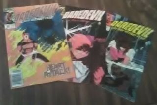 Daredevil 254,  255 & 256 1st,  2nd & 3rd Appearance Typhoid Mary (marvel) Vf