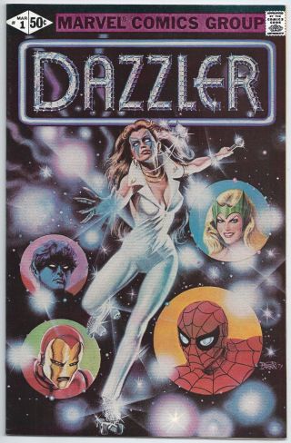 Dazzler 1 Rare Error Variant (mar 1981,  Marvel) 1st Direct Edition Nm/vf
