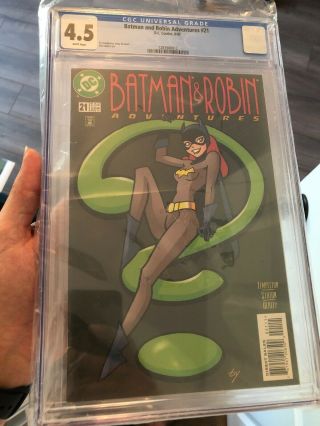 Batman And Robin Adventures 21 Dc Comics 1997 Cgc 4.  5 Classic Batgirl Cover