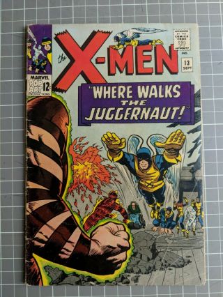 Uncanny X - Men 13 Silver Age Marvel Comics Stan Lee Jack Kirby 2nd App Juggernaut