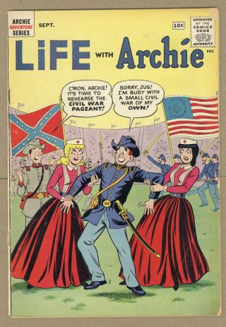 Life With Archie 10 1961 Vg - 3.  5