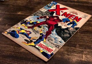 X - Men Vol.  1 32 (1967) Fn,  " Beware The Juggernaut,  My Son "