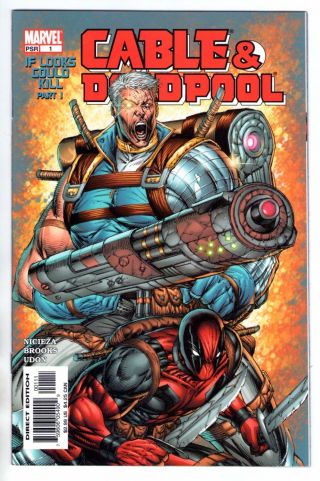 Cable And Deadpool 1 1st Print Rob Liefeld Cover 2004 Marvel Near Nm 9.  4
