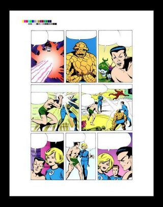 Jack Kirby Fantastic Four 27 Rare Production Art Pg 22