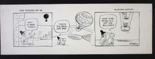 Rare Large Wizard Of Id Comic Strip Drawn By Brant Parker 11/1/65
