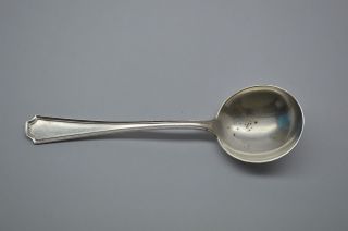 Gorham - Sterling Silver Round Bowl Soup Spoon - 1910 - Fairfax Pattern