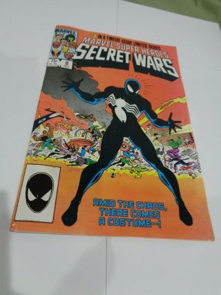 Marvel - Heroes Secret Wars 8 1984) Black Costume Near - Minus Unread